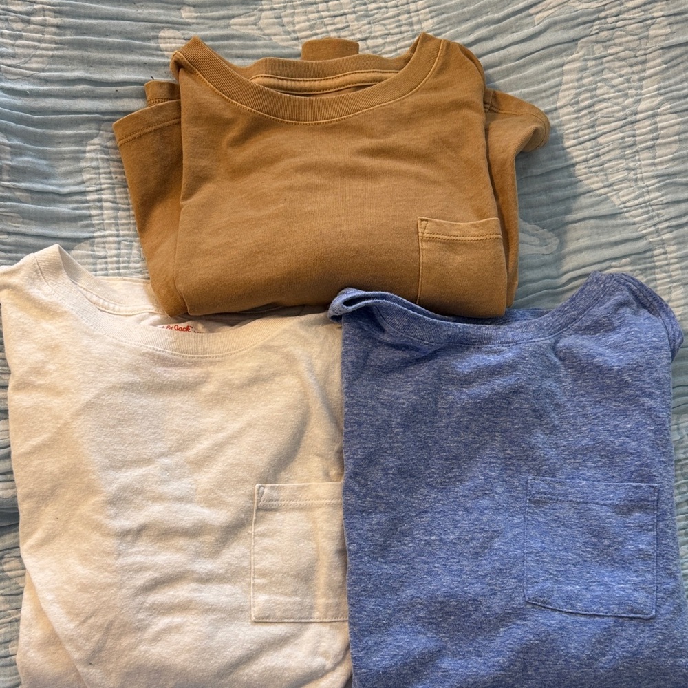 Cat & Jack Kids Shirts - Brown, White, Blue